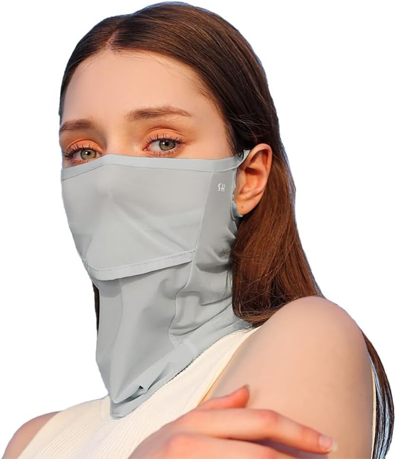 M-YOUNG Neck Gaiter Face Mask with UV Protection Face Cover for Sun Protective Balaclava Bandana for Women, Golf Mask - Image 1